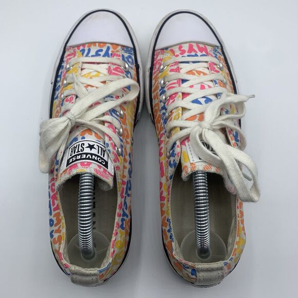 Converse Chuck Taylor My Story Shoes Womens Size 8 Platform Sneakers - Picture 5 of 8